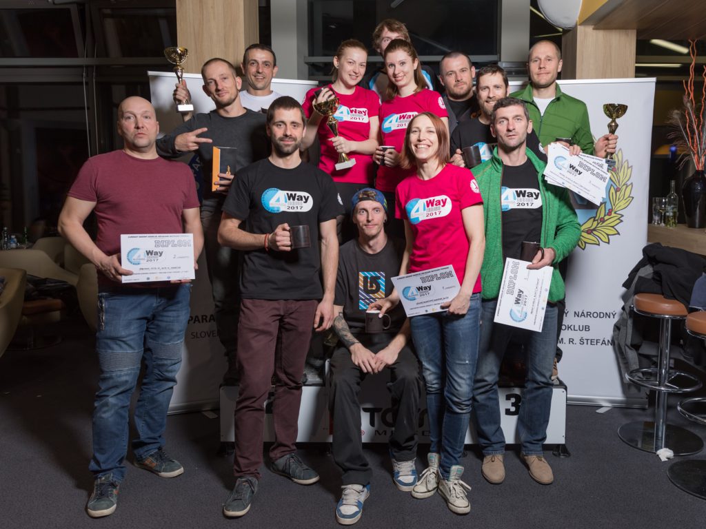 Teams A Tím Skydive University majstrom Slovenské republiky v indoor skydivingu!